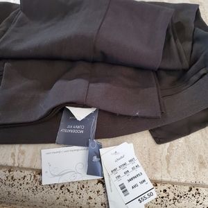 Dark brown dress pants - CJ Banks in a moderate curvy cut